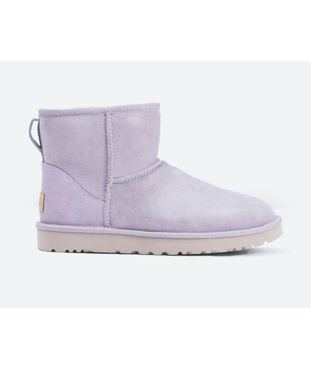 UGG AUSTRALIA Фиолетовые замшевые полусапоги, фото 6