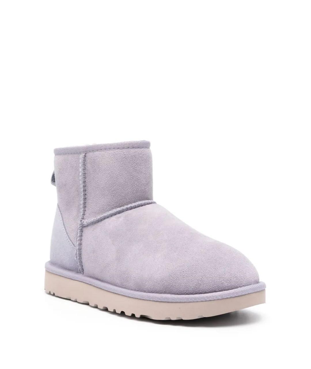 UGG AUSTRALIA Фиолетовые замшевые полусапоги, фото 2