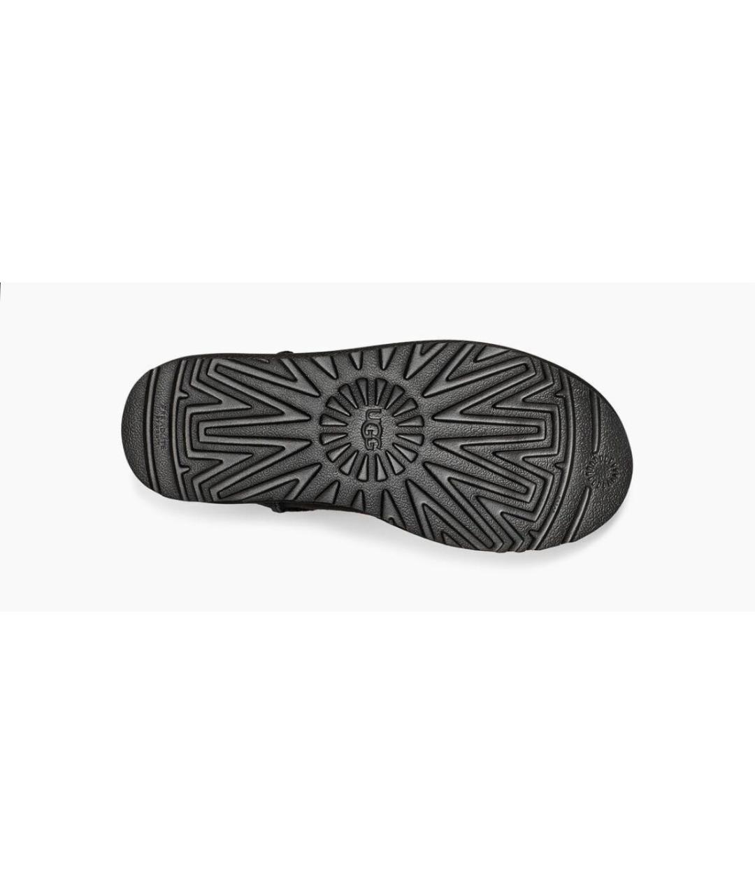 UGG AUSTRALIA Черные замшевые полусапоги, фото 5