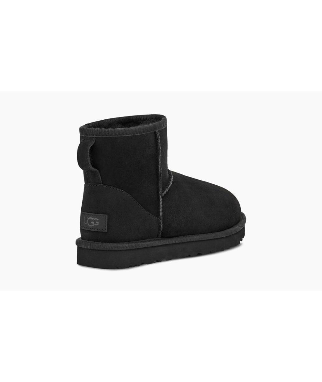 UGG AUSTRALIA Черные замшевые полусапоги, фото 4