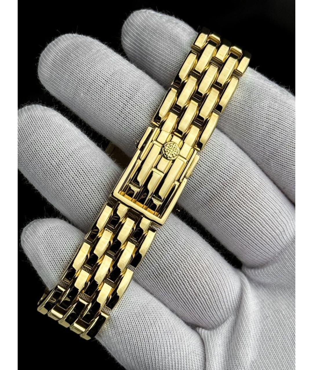PATEK PHILIPPE Белые часы из желтого золота, фото 8