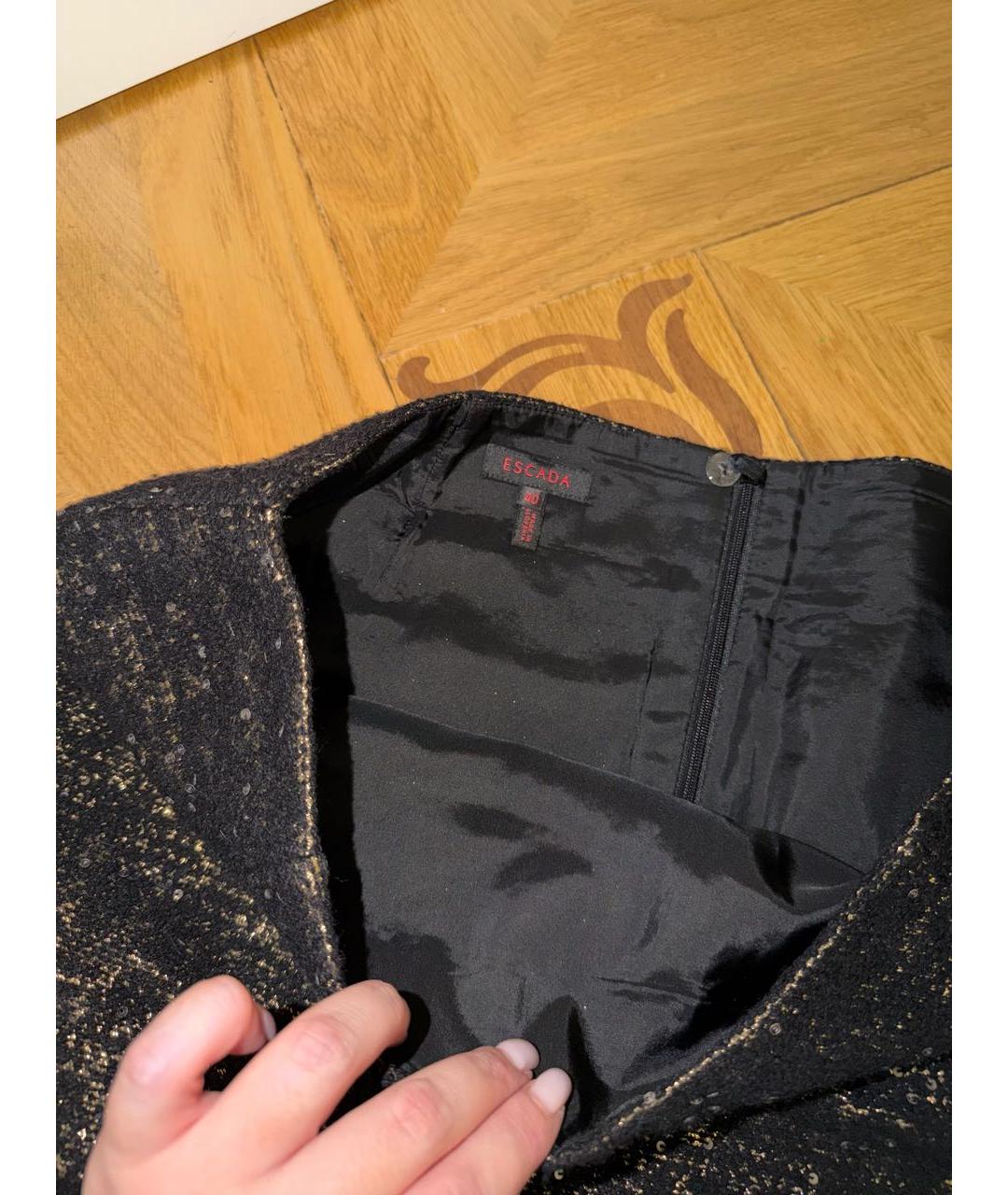 ESCADA Черная юбка миди, фото 2