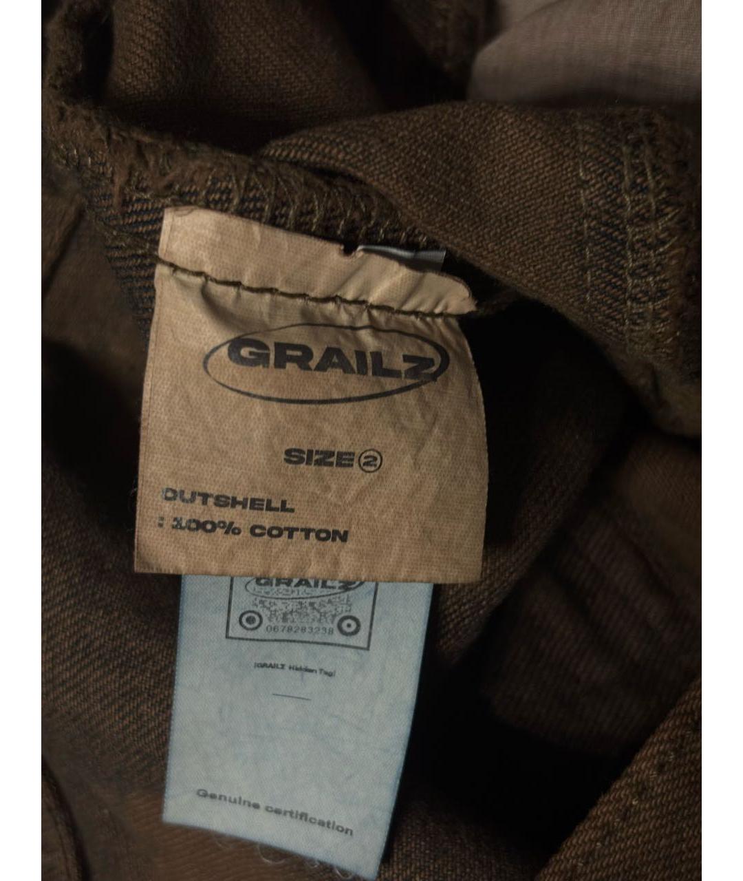 GRAILZ PROJECT G/R Коричневые хлопковые джинсы, фото 5