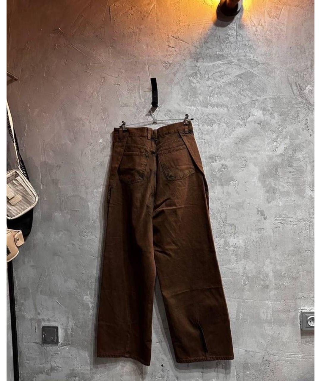 GRAILZ PROJECT G/R Коричневые хлопковые джинсы, фото 2
