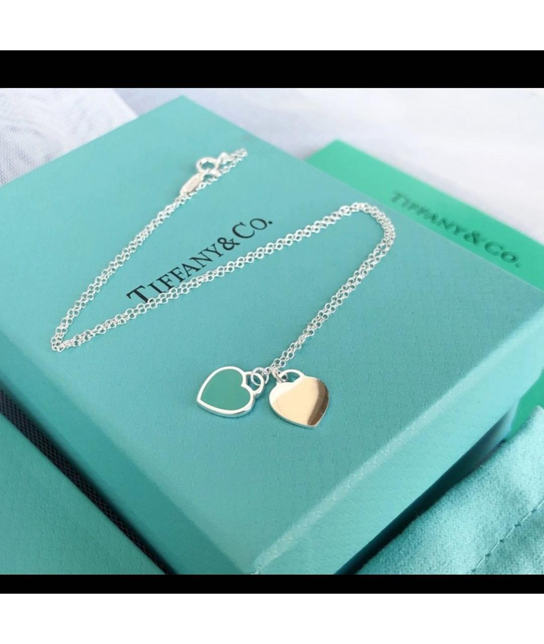 TIFFANY&CO Серебряная с серебряным покрытием подвеска, фото 3