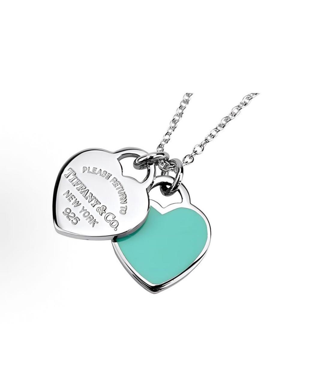 TIFFANY&CO Серебряная с серебряным покрытием подвеска, фото 5