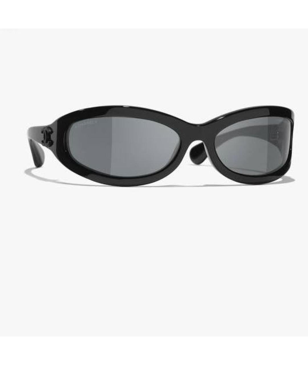 CHANEL Черные солнцезащитные очки, фото 2