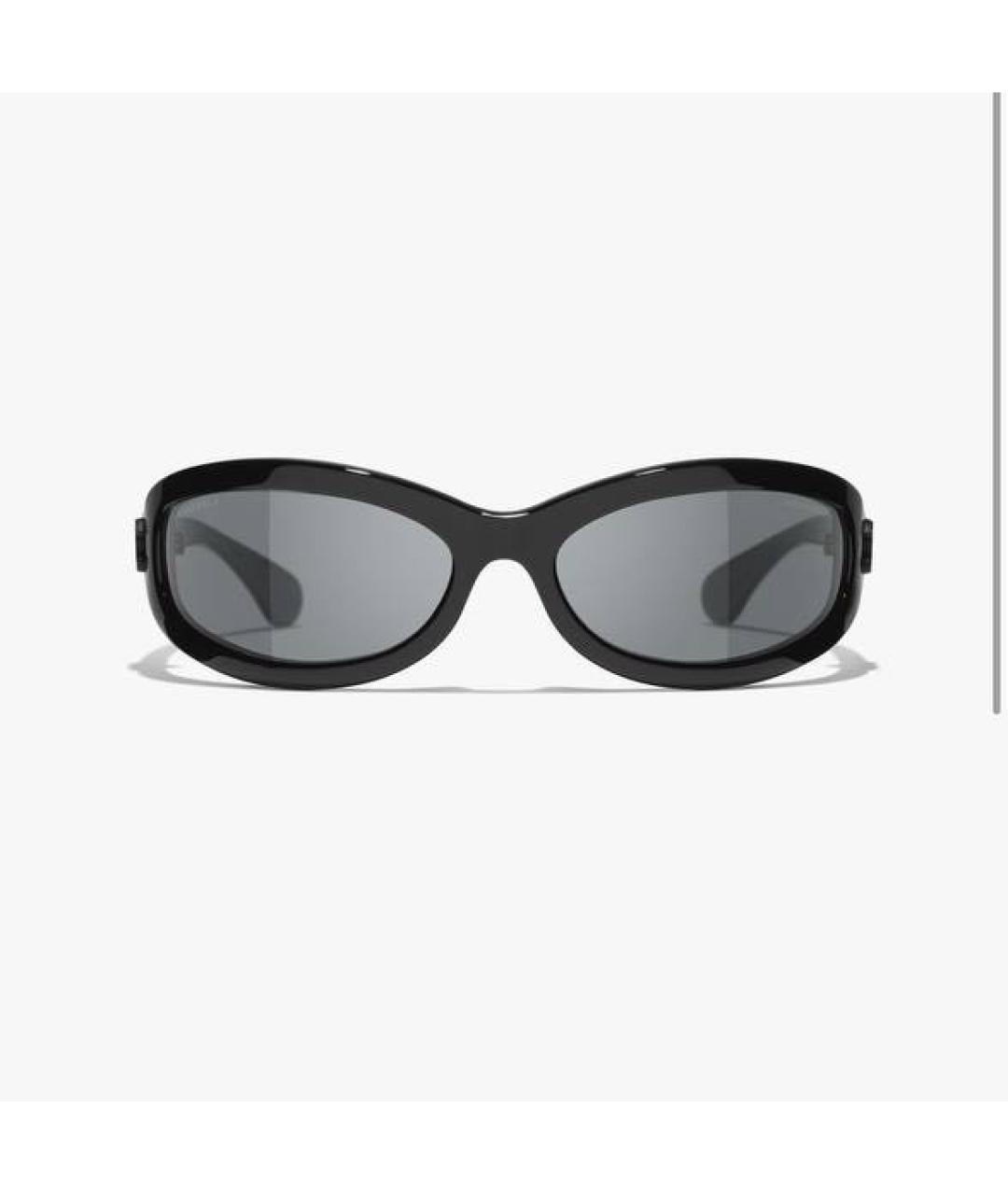 CHANEL Черные солнцезащитные очки, фото 4