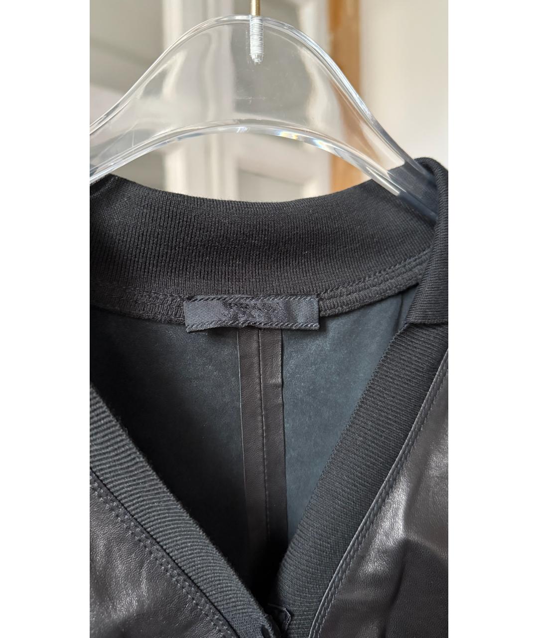 PRADA Черная кожаная блузы, фото 7