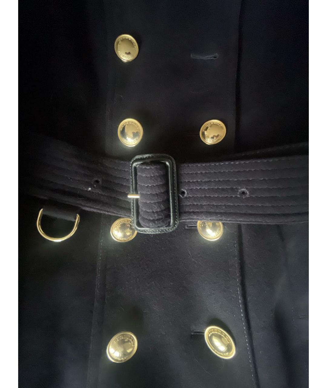 BURBERRY Темно-синее кашемировое пальто, фото 8