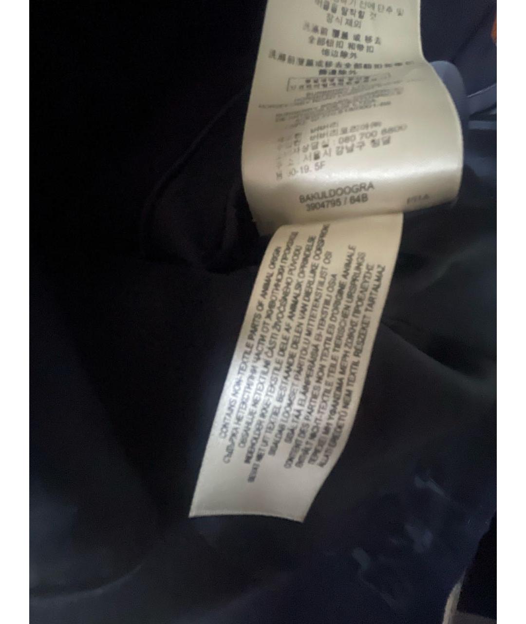 BURBERRY Темно-синее кашемировое пальто, фото 7