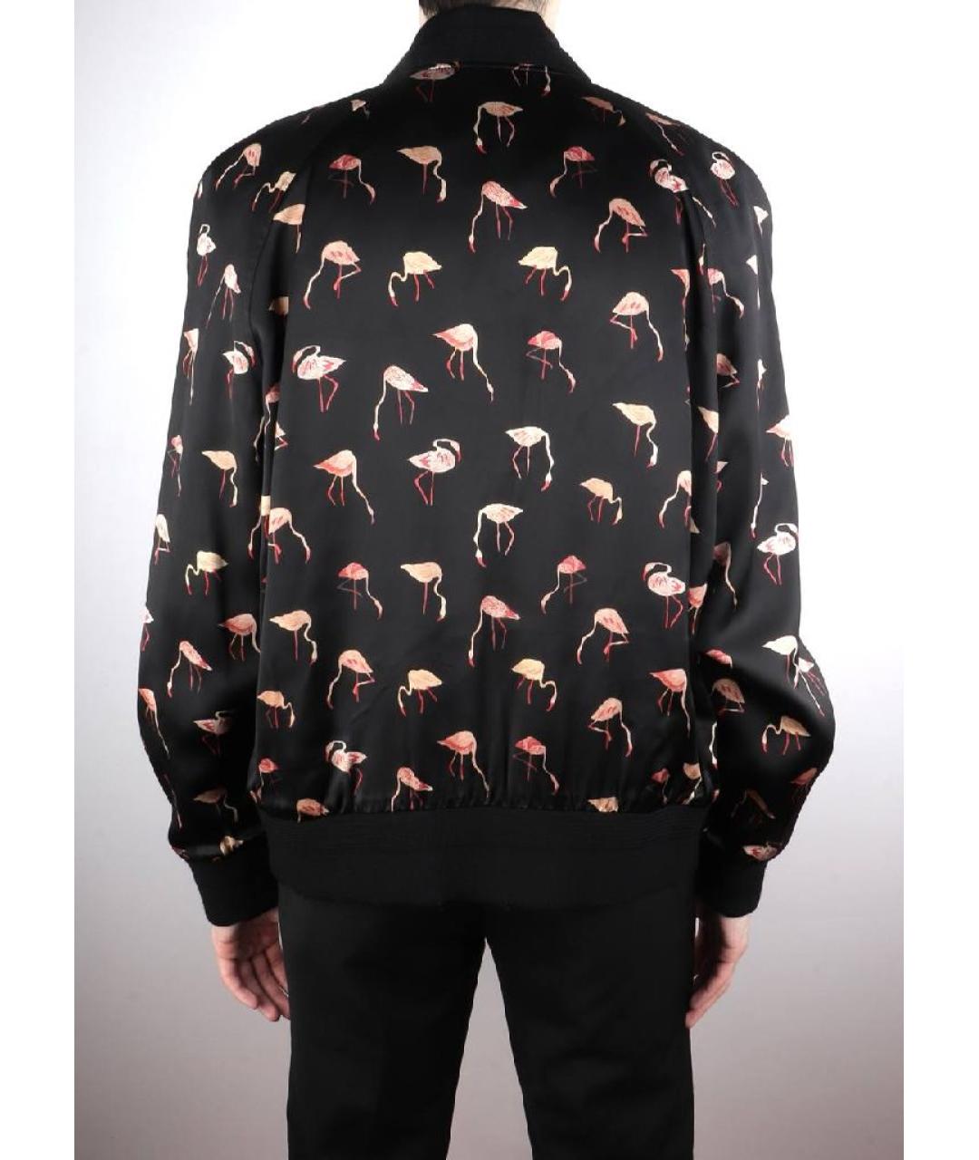 SAINT LAURENT Черная вискозная куртка, фото 4