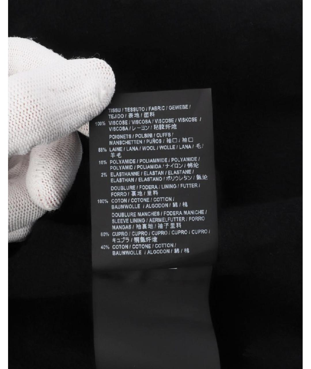 SAINT LAURENT Черная вискозная куртка, фото 9