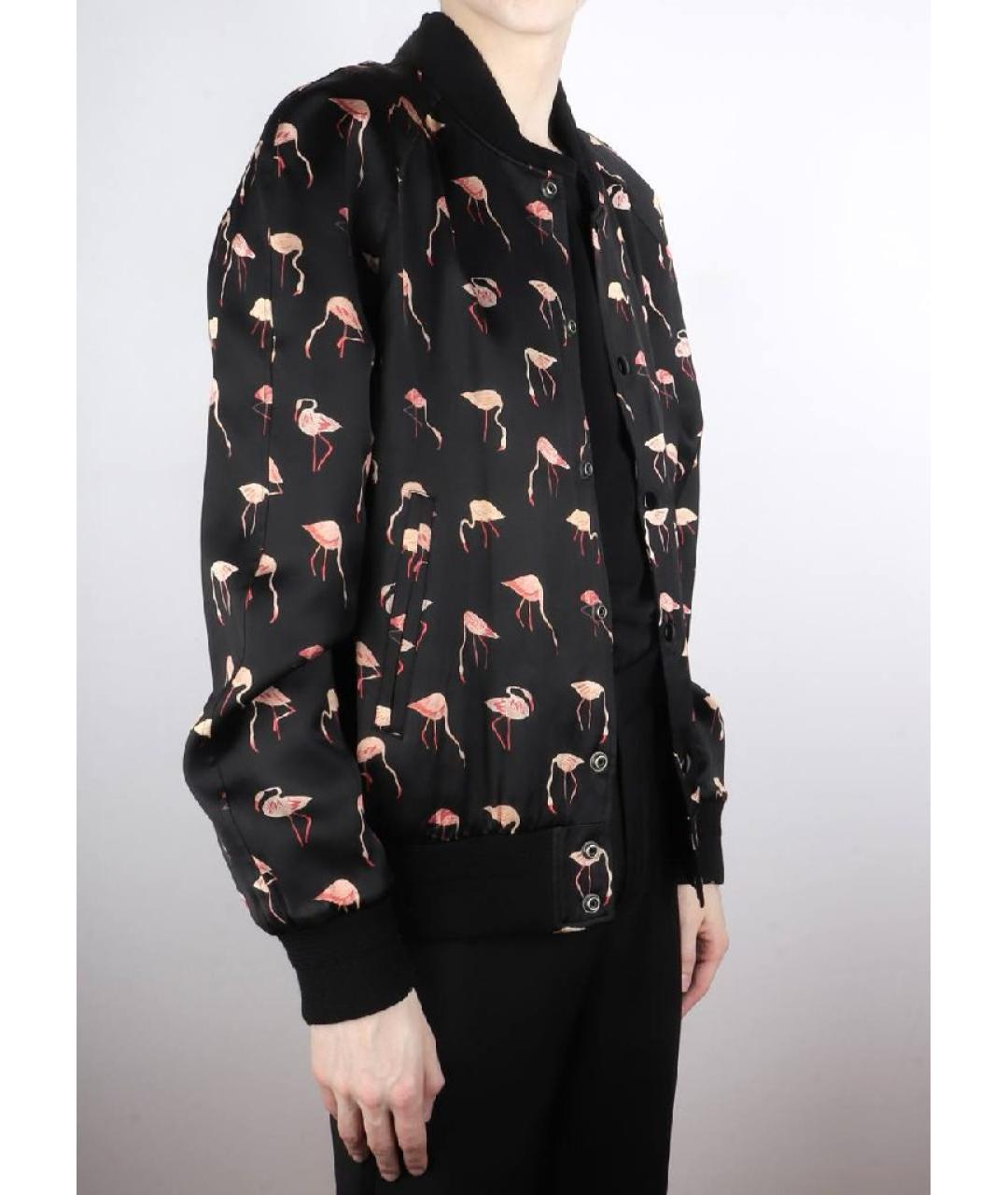 SAINT LAURENT Черная вискозная куртка, фото 3