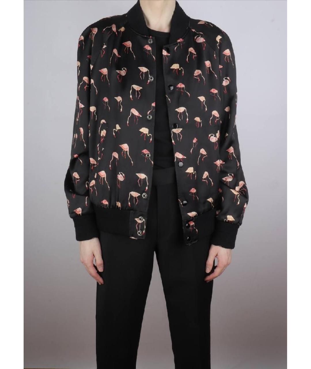 SAINT LAURENT Черная вискозная куртка, фото 2