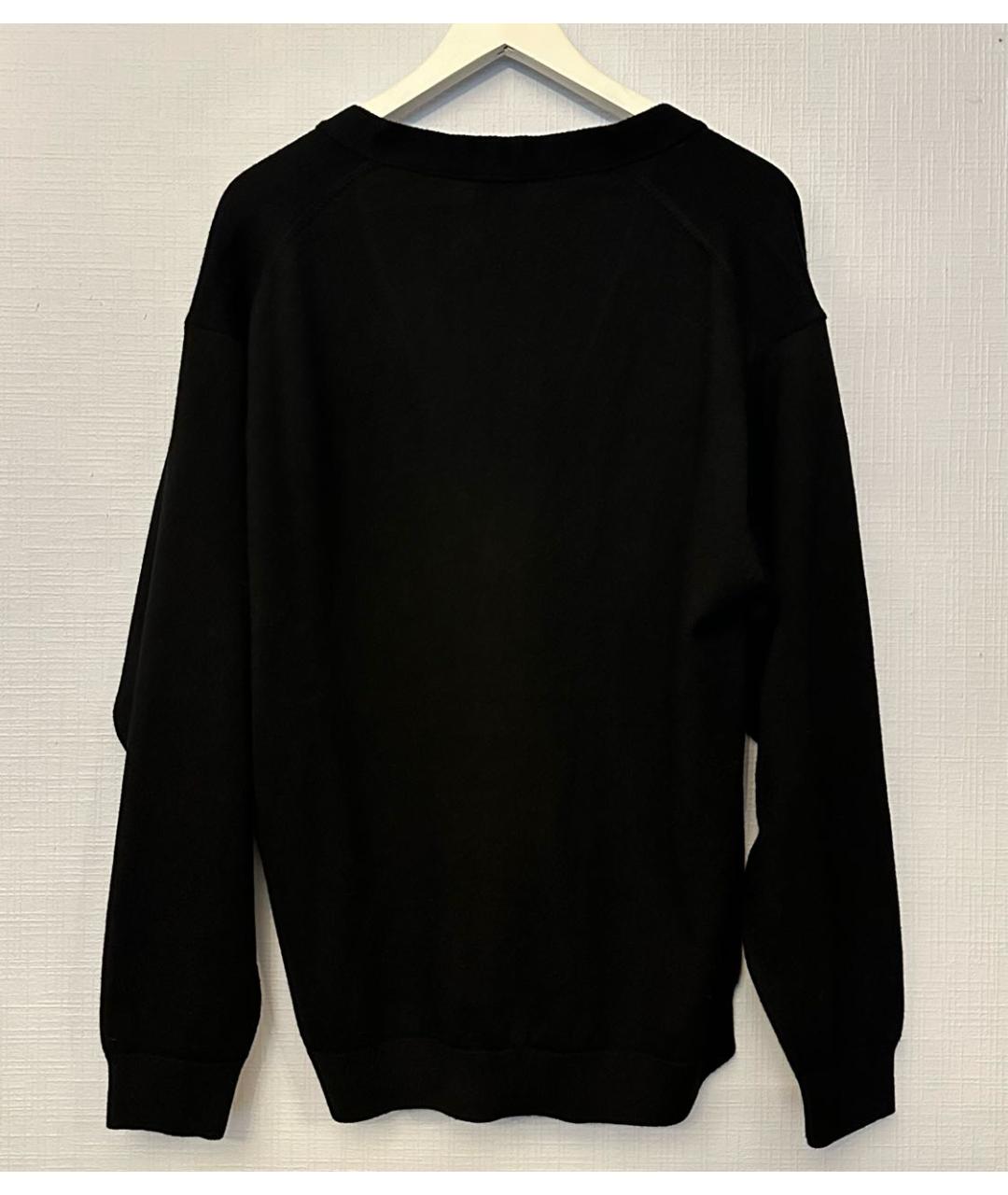 KENZO Черный шерстяной кардиган, фото 2