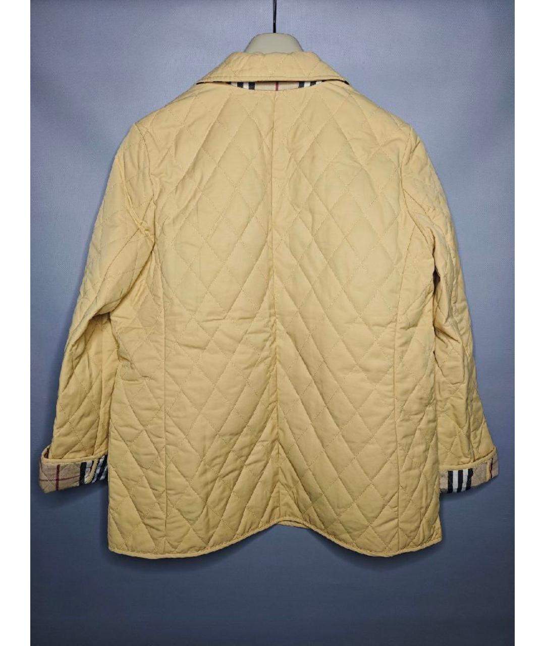 BURBERRY Бежевая хлопковая куртка, фото 2