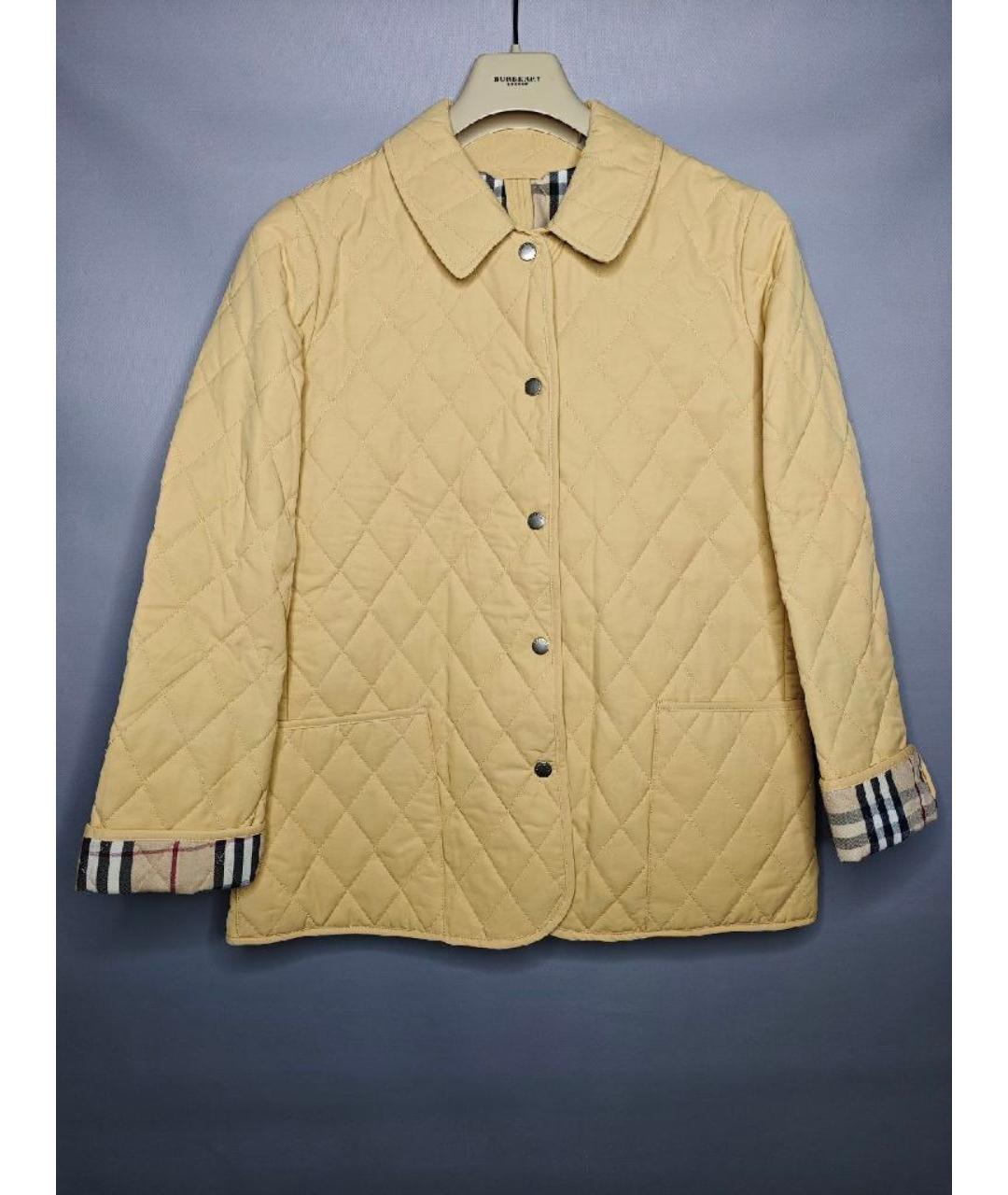 BURBERRY Бежевая хлопковая куртка, фото 9