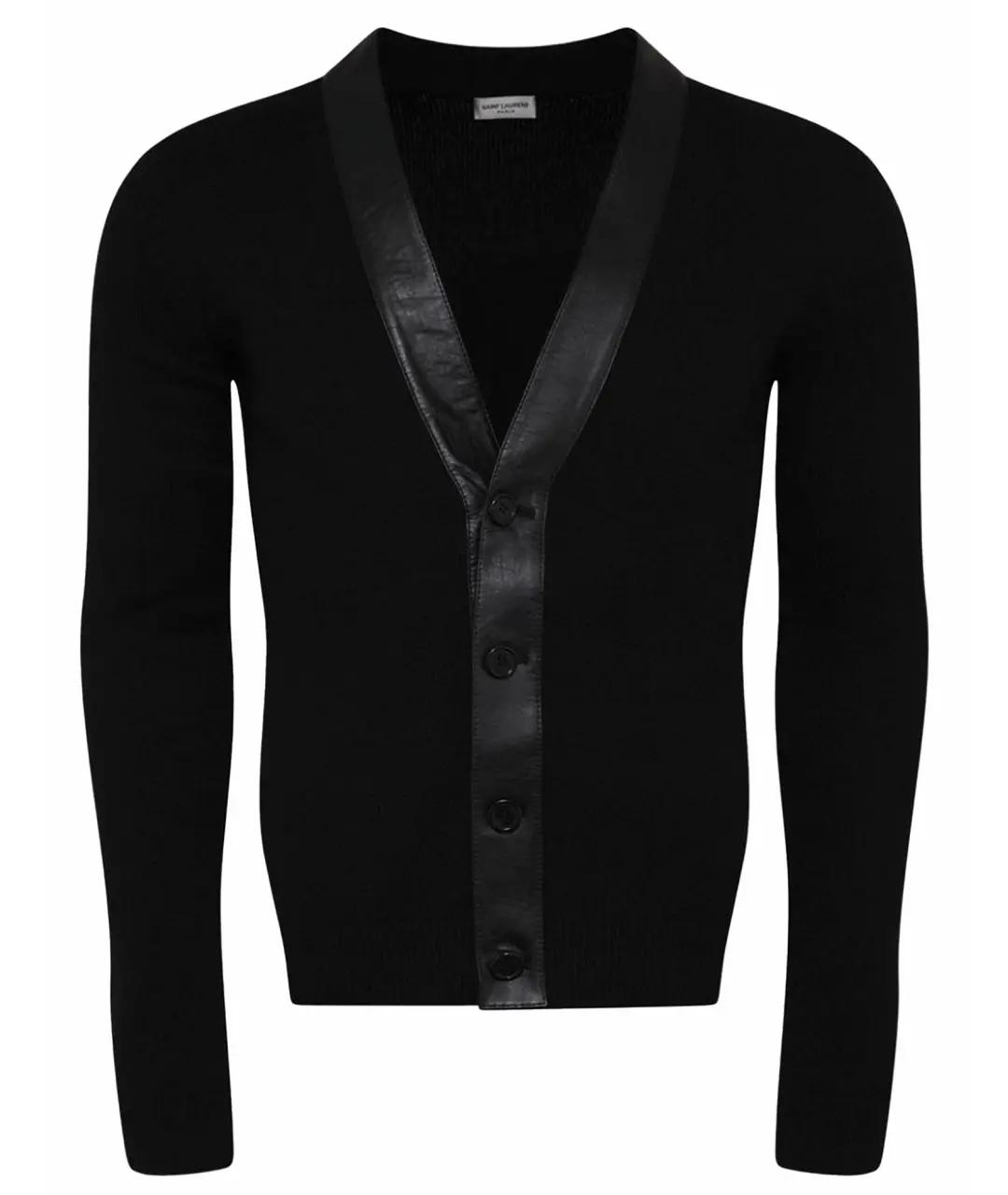 SAINT LAURENT Черный кардиган, фото 1