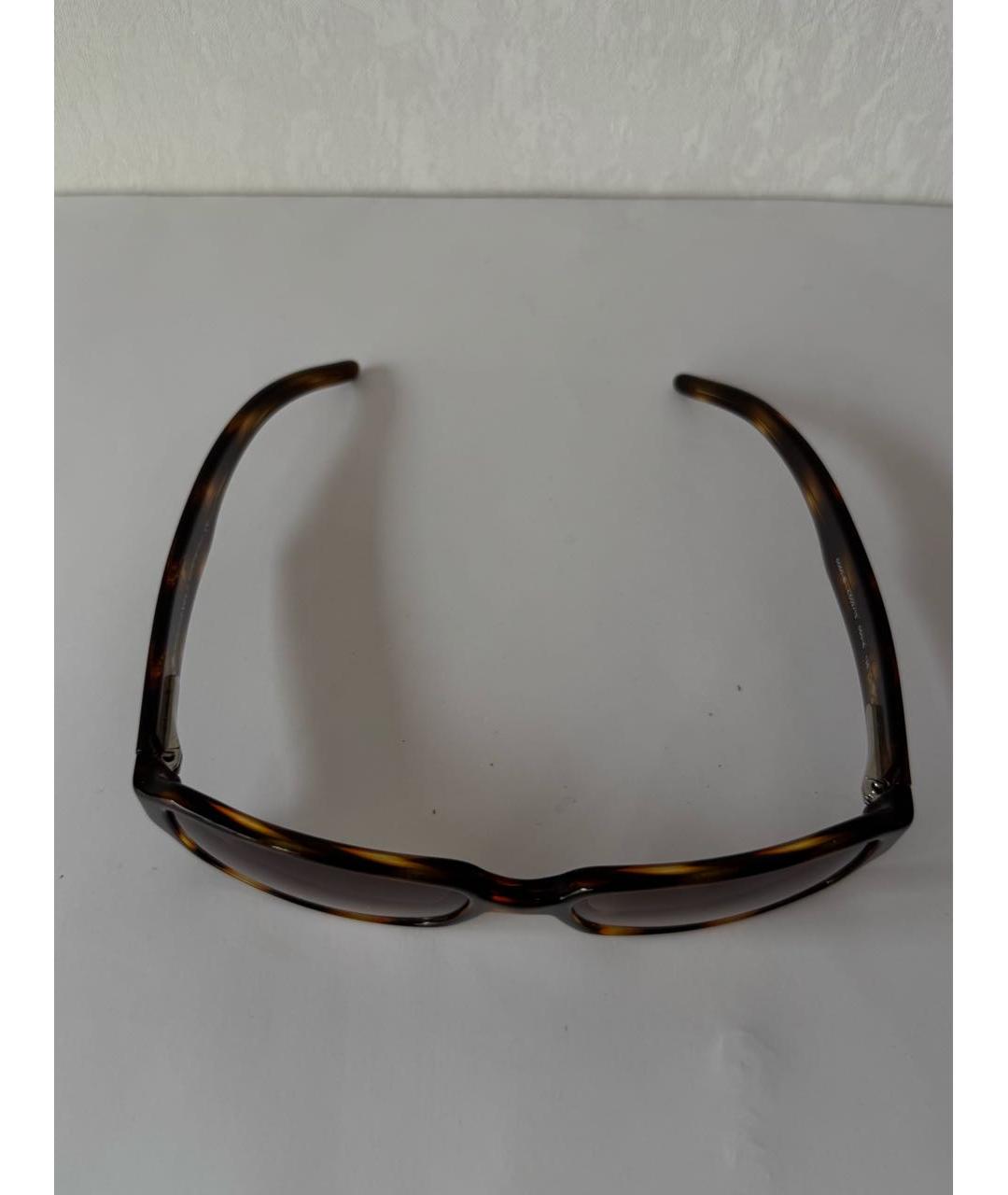 CHANEL Коричневые пластиковые солнцезащитные очки, фото 3