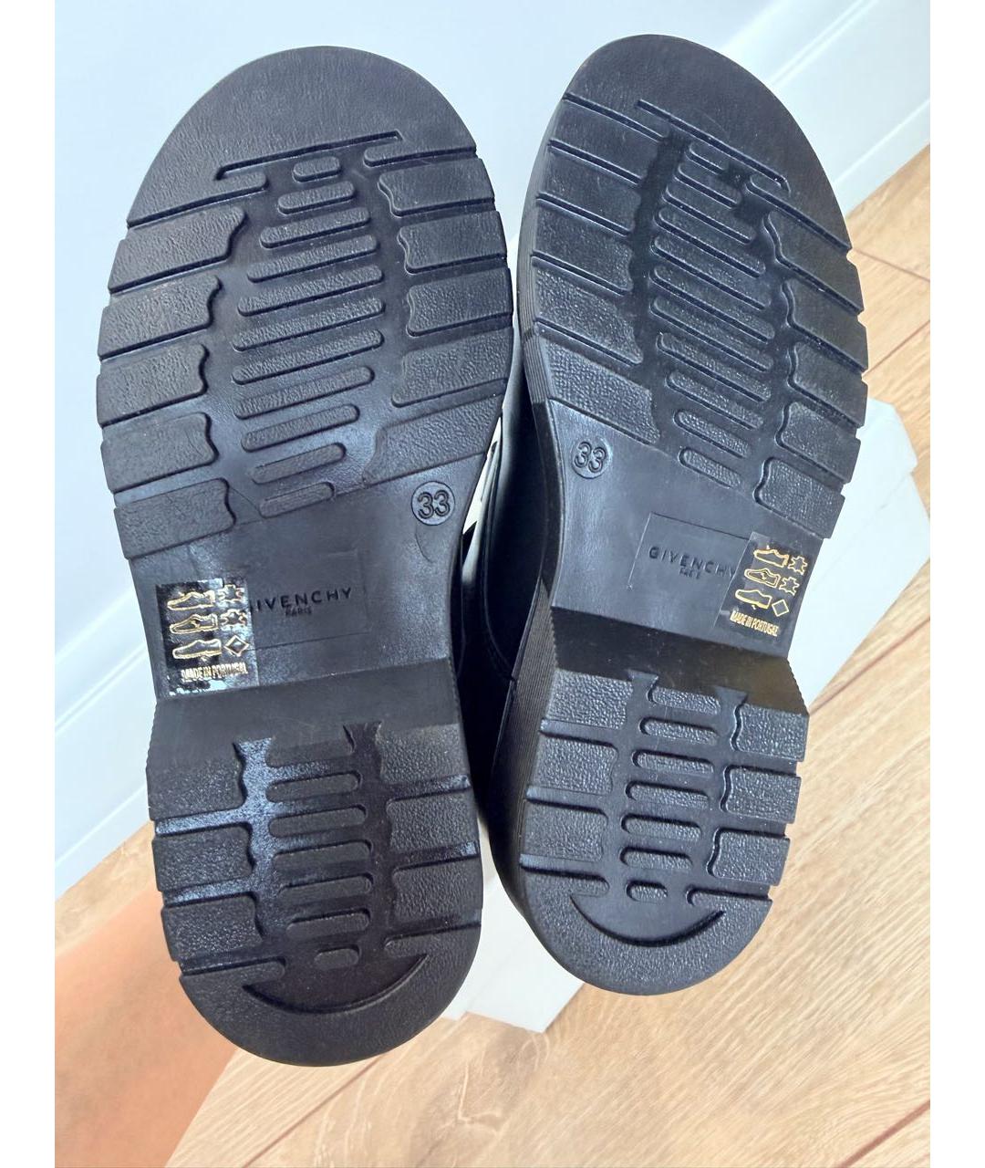 GIVENCHY Черные кожаные ботинки, фото 6