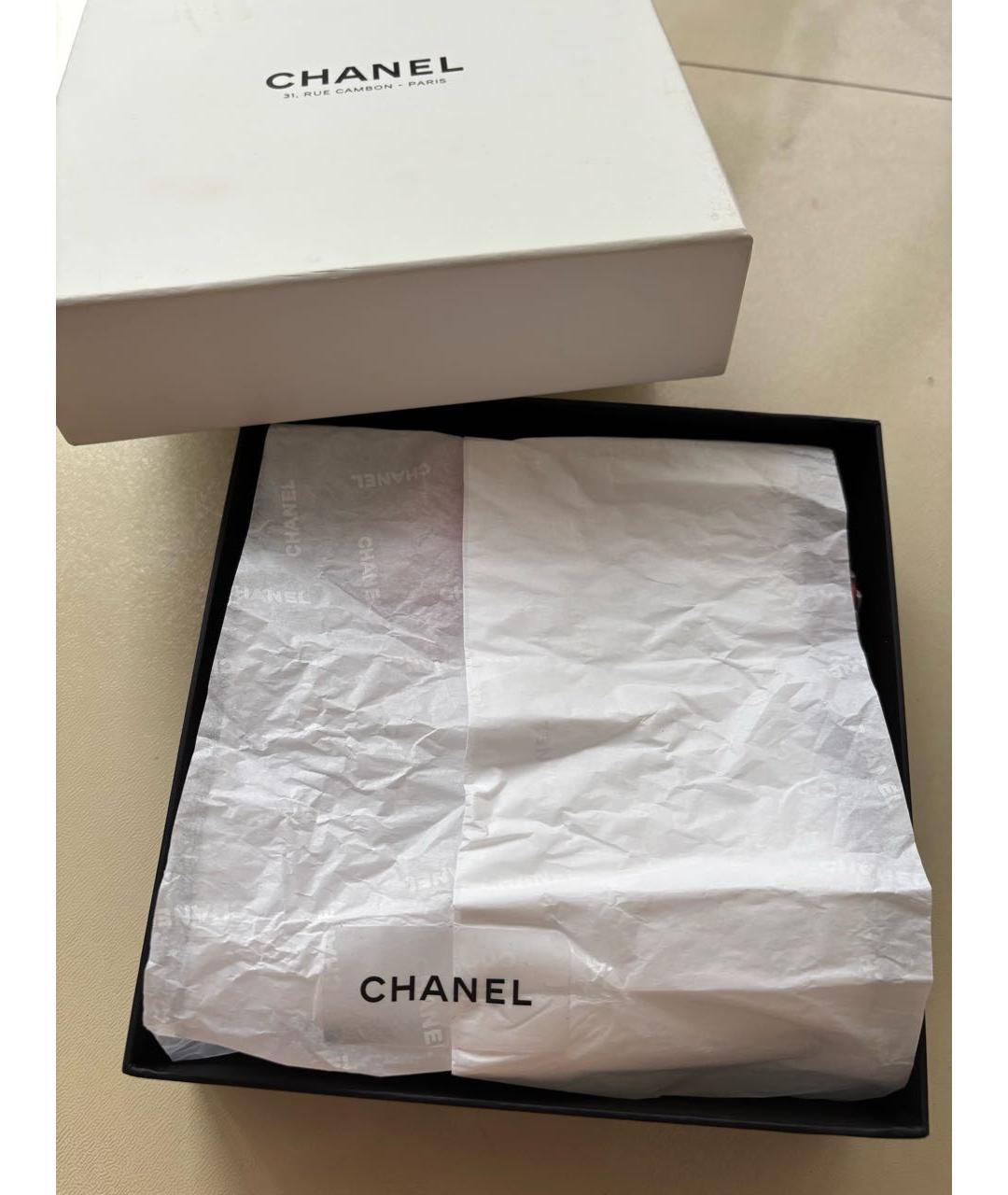 CHANEL Розовые кожаные митенки, фото 6