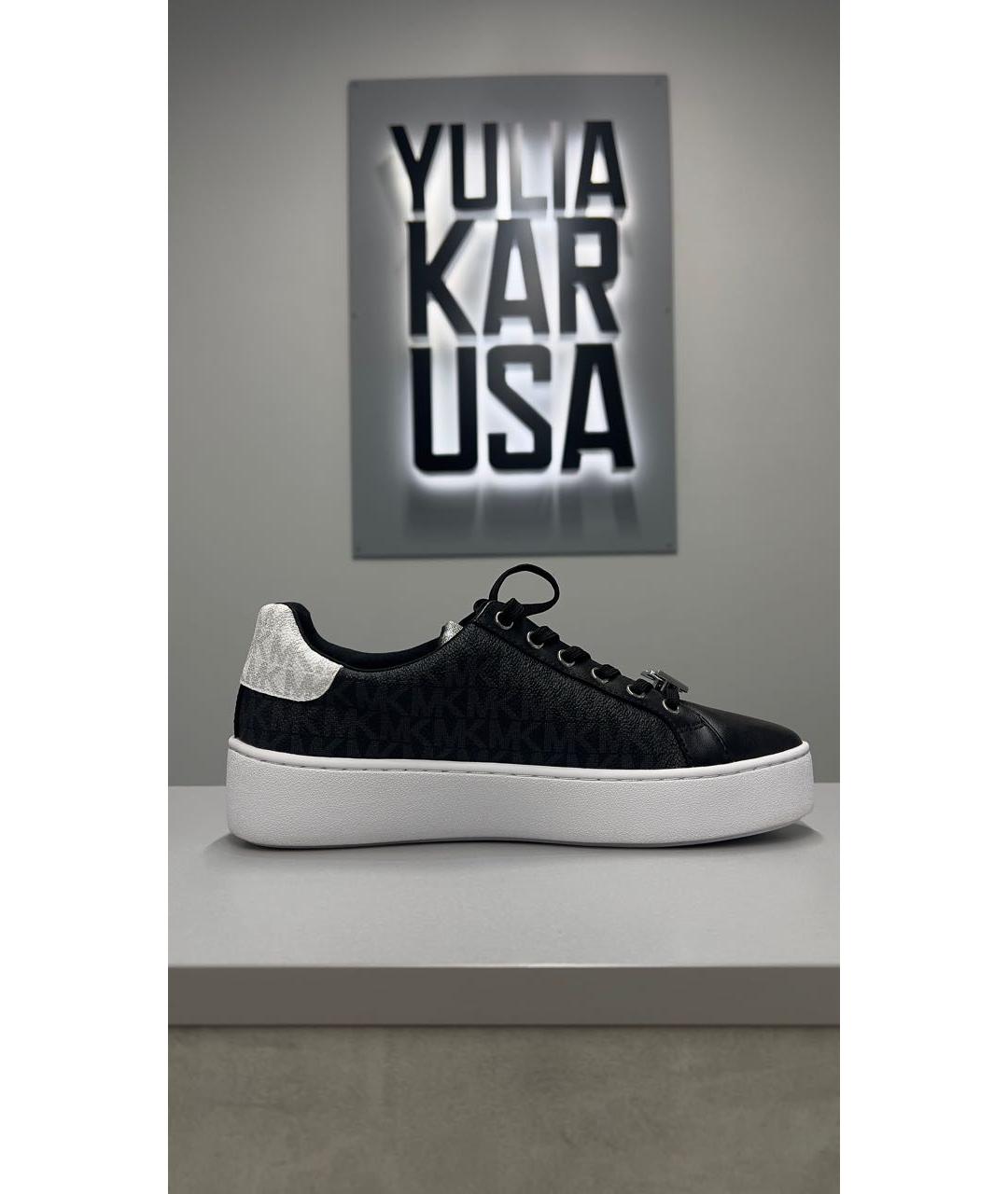 MICHAEL KORS Черные кеды, фото 4