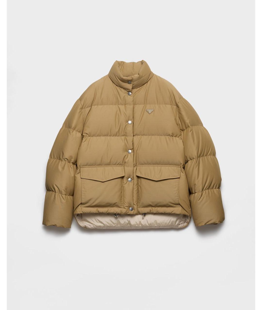 PRADA Горчичный пуховик, фото 6
