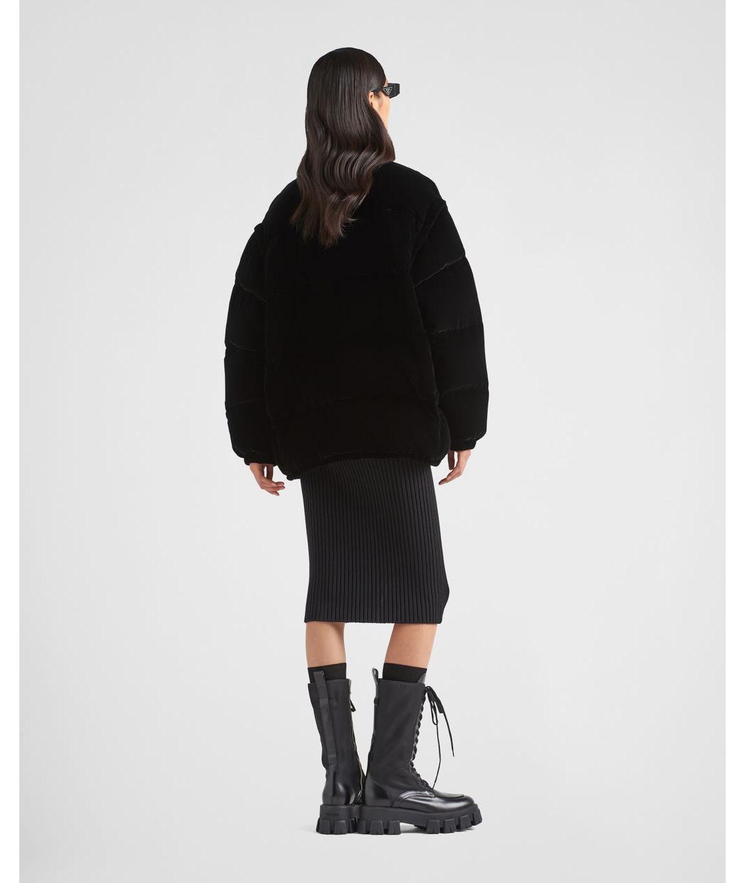 PRADA Черный пуховик, фото 4