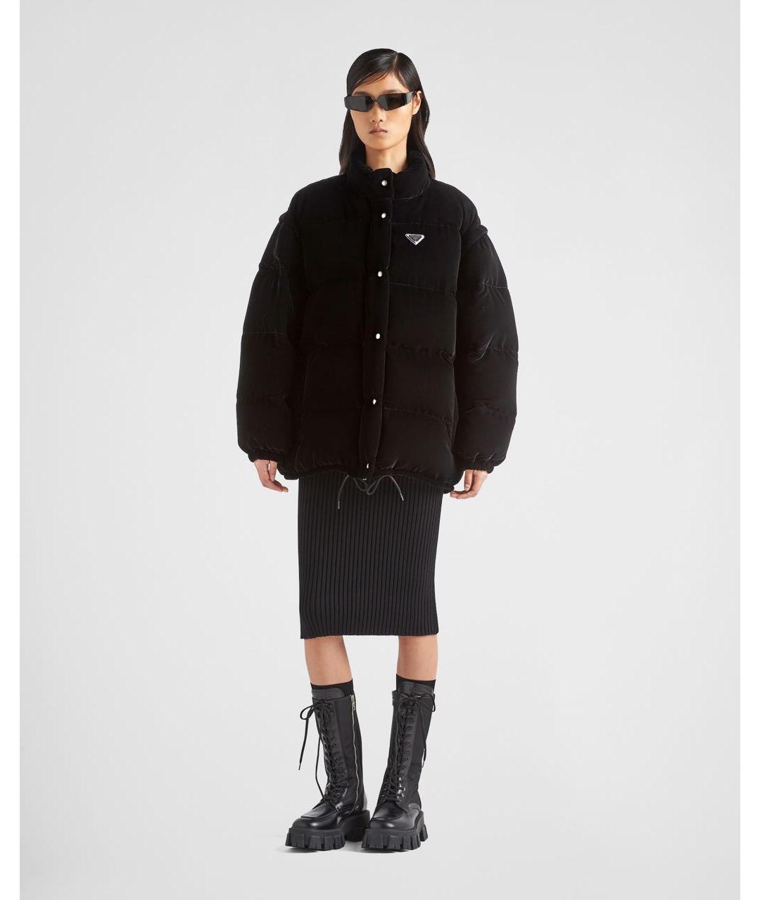 PRADA Черный пуховик, фото 2