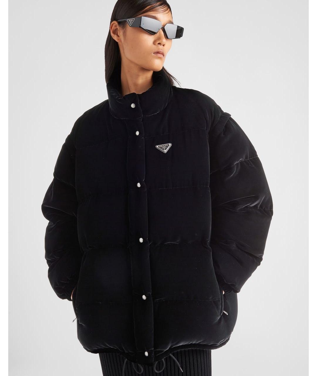 PRADA Черный пуховик, фото 3