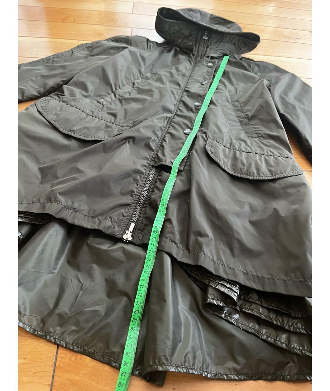 MONCLER Зеленый тренч/плащ, фото 5