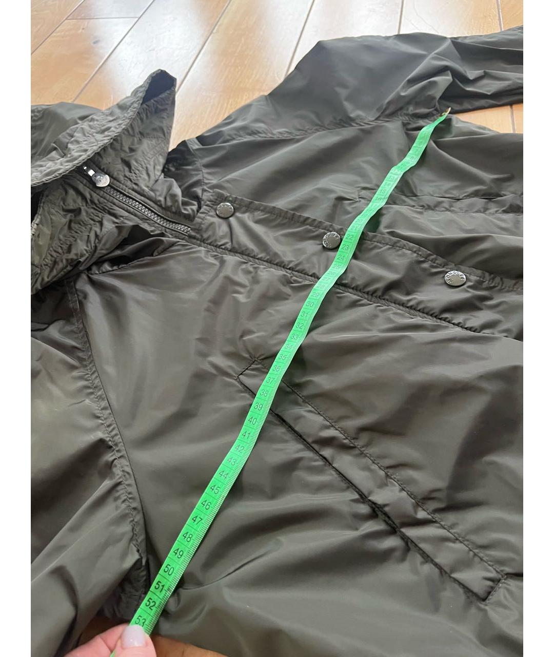 MONCLER Зеленый тренч/плащ, фото 4