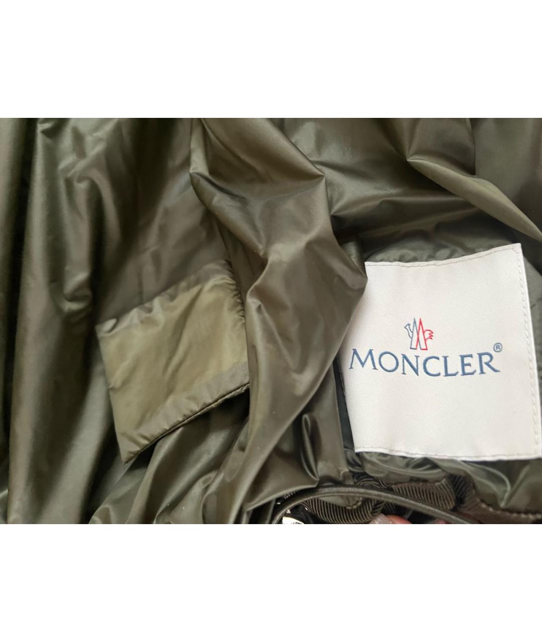 MONCLER Зеленый тренч/плащ, фото 3