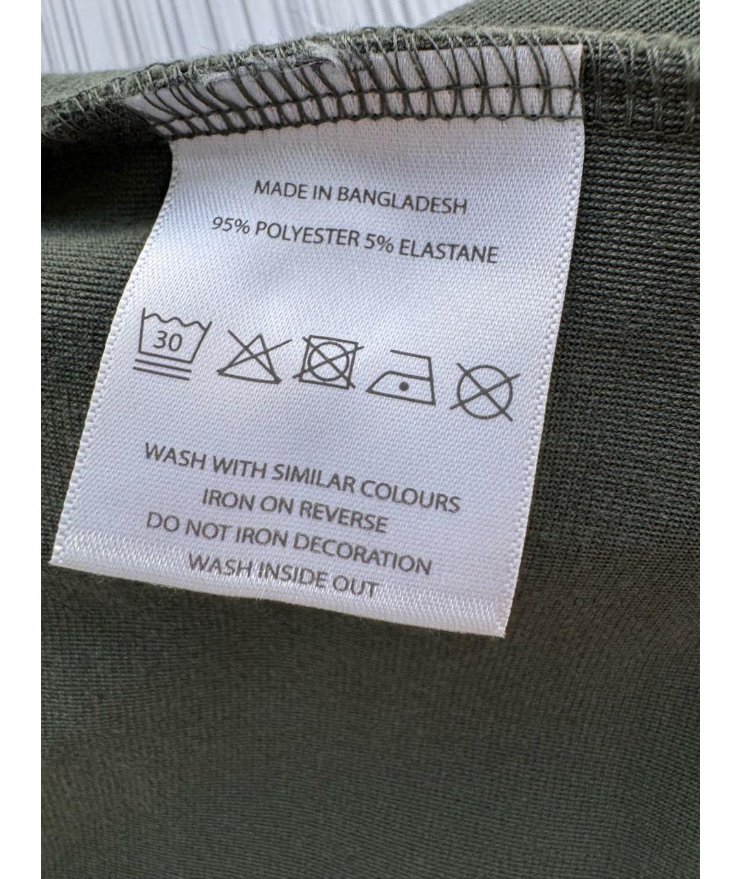 JUICY COUTURE Зеленые полиэстеровые шорты, фото 8