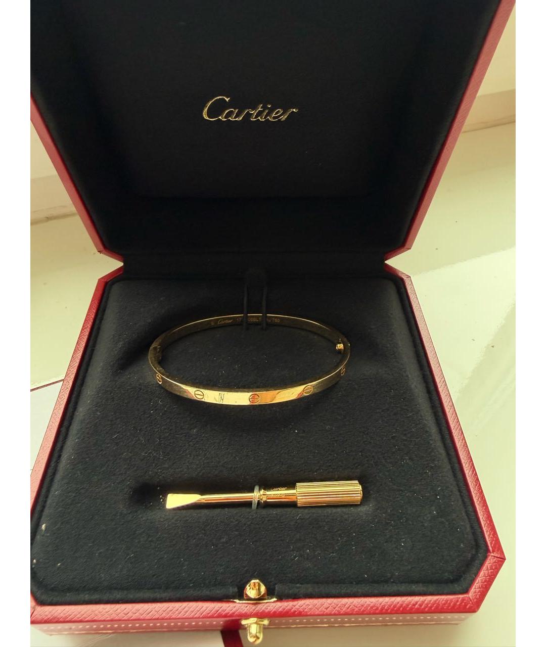 CARTIER Золотой браслет из желтого золота, фото 3