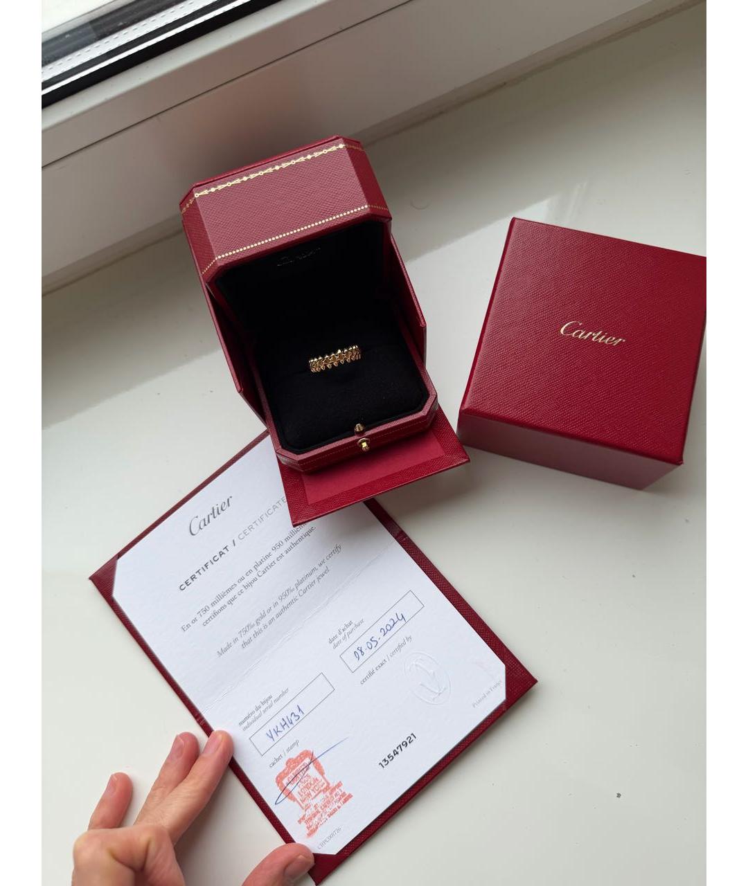 CARTIER Золотое кольцо из желтого золота, фото 2
