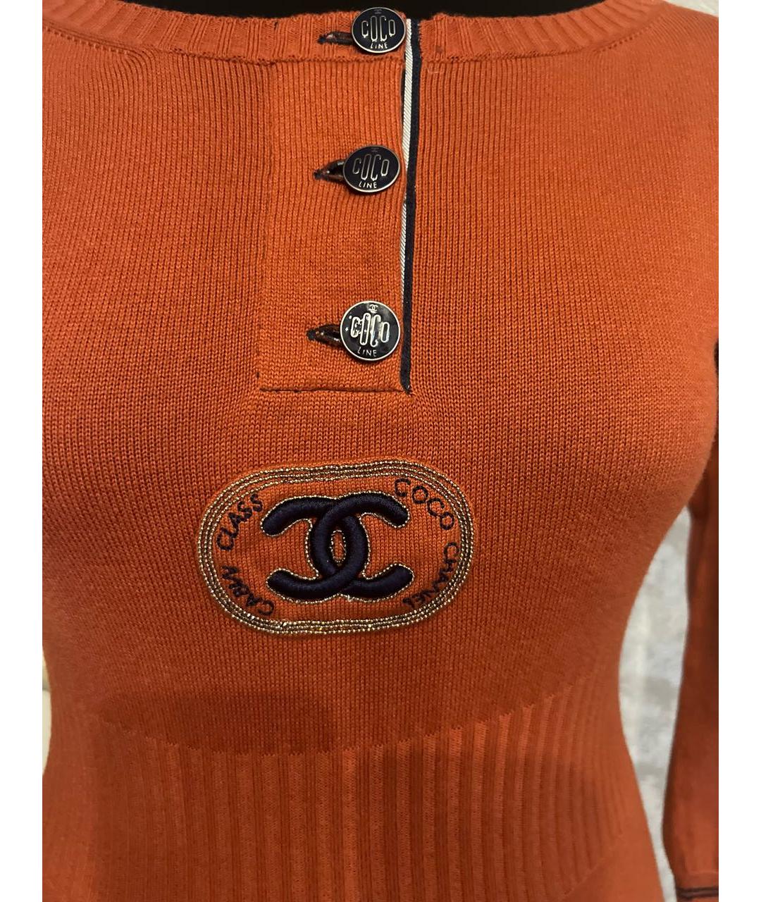 CHANEL Мульти кашемировое повседневное платье, фото 2