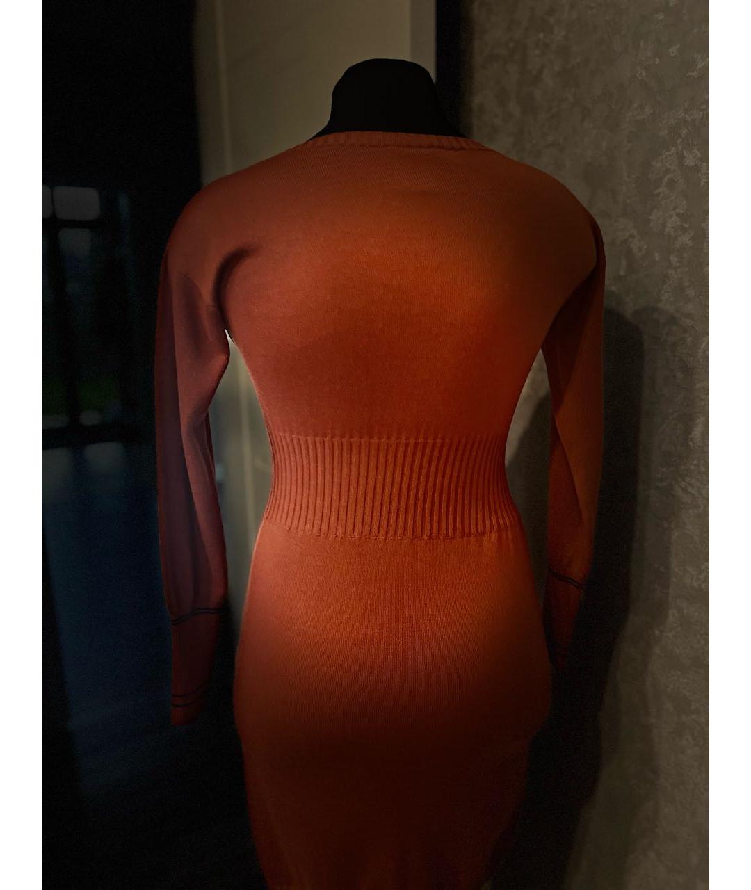 CHANEL Мульти кашемировое повседневное платье, фото 5