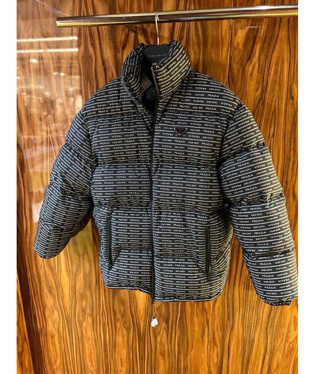 PRADA Черный пуховик, фото 2
