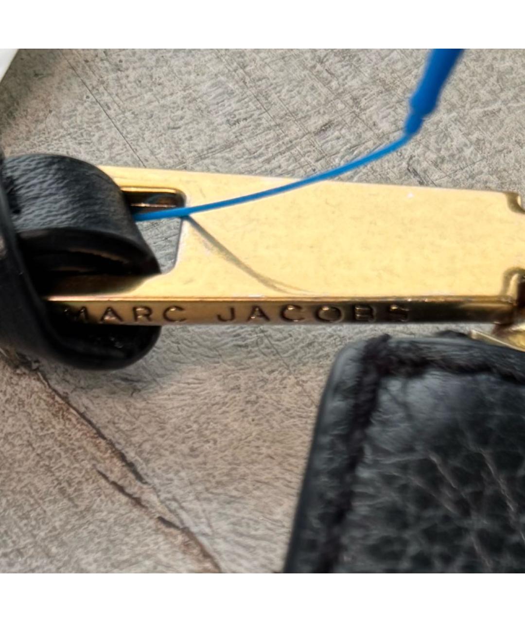 MARC JACOBS Черный кожаный кошелек, фото 3