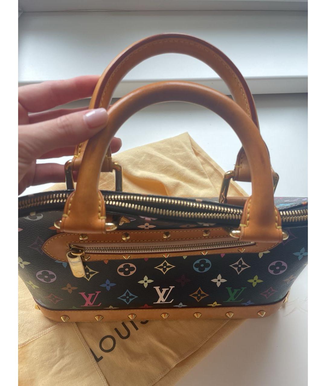 LOUIS VUITTON Мульти кожаная сумка с короткими ручками, фото 5
