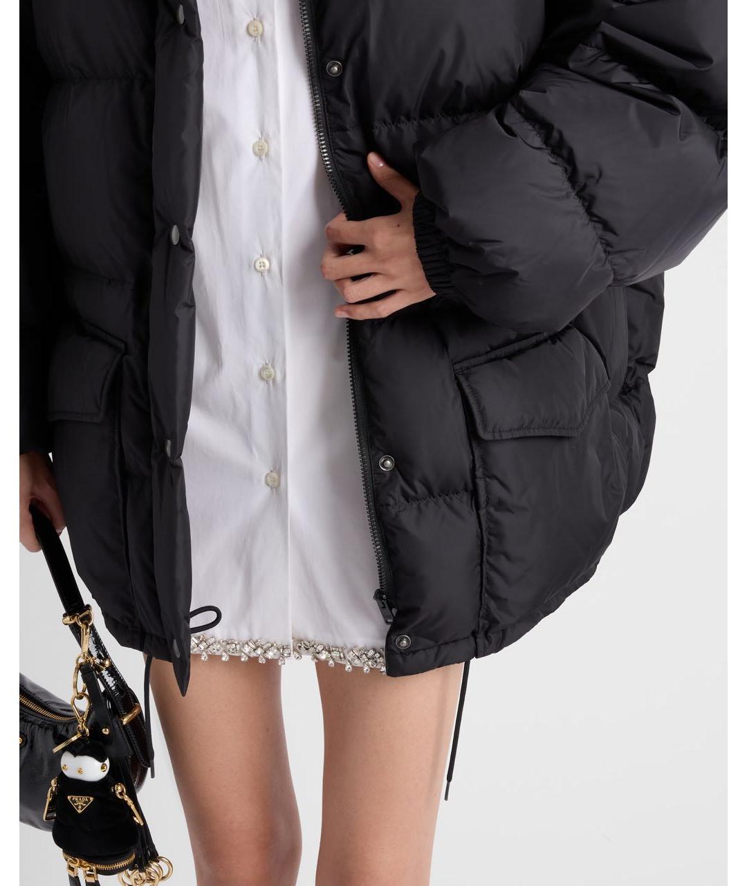 PRADA Черный пуховик, фото 4