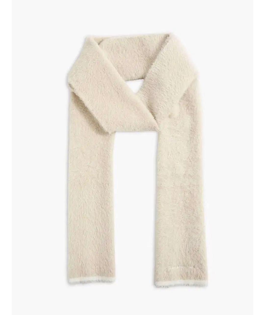 JACQUEMUS Бежевый шарф, фото 4