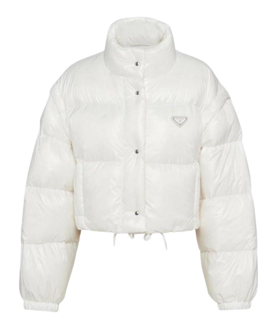 PRADA Белый пуховик, фото 1