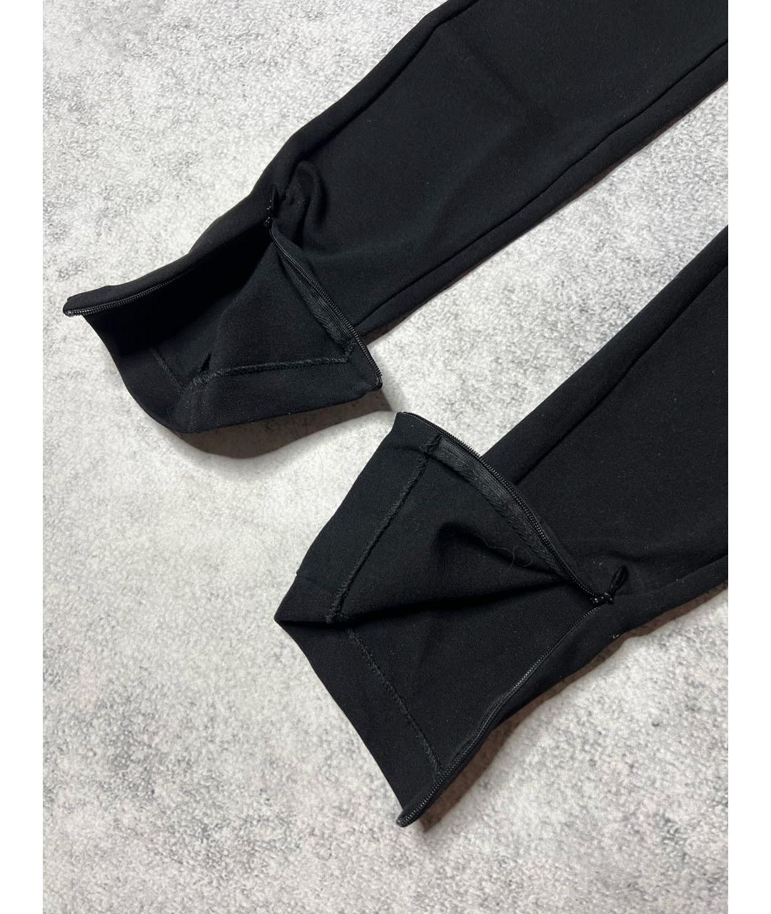 TOTEME Черные вискозные леггинсы и велосипедки, фото 6