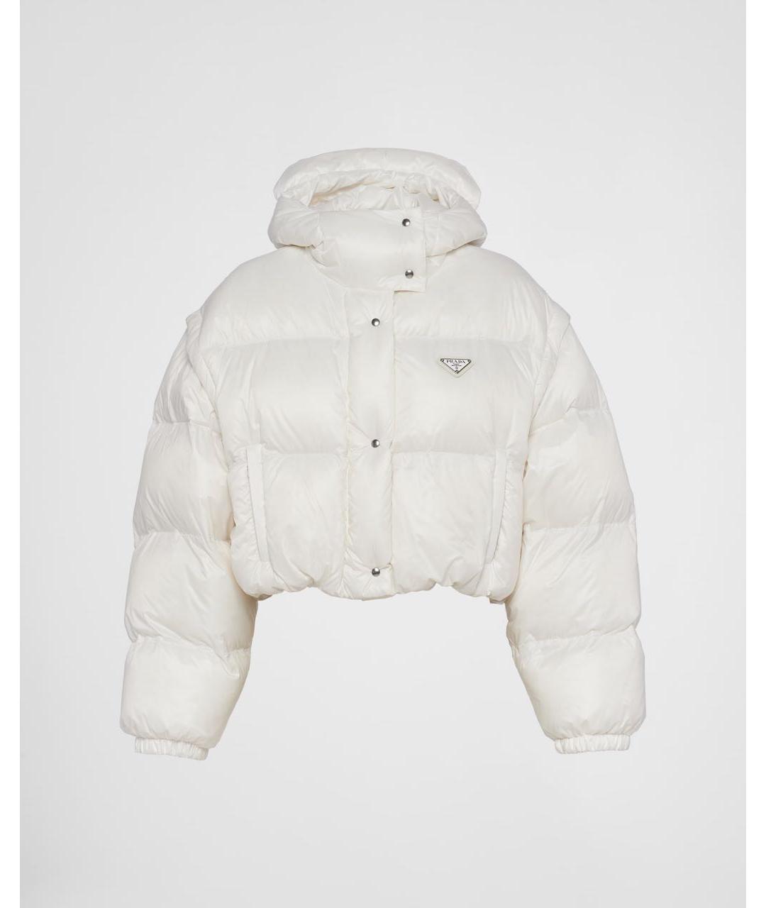 PRADA Белый пуховик, фото 5