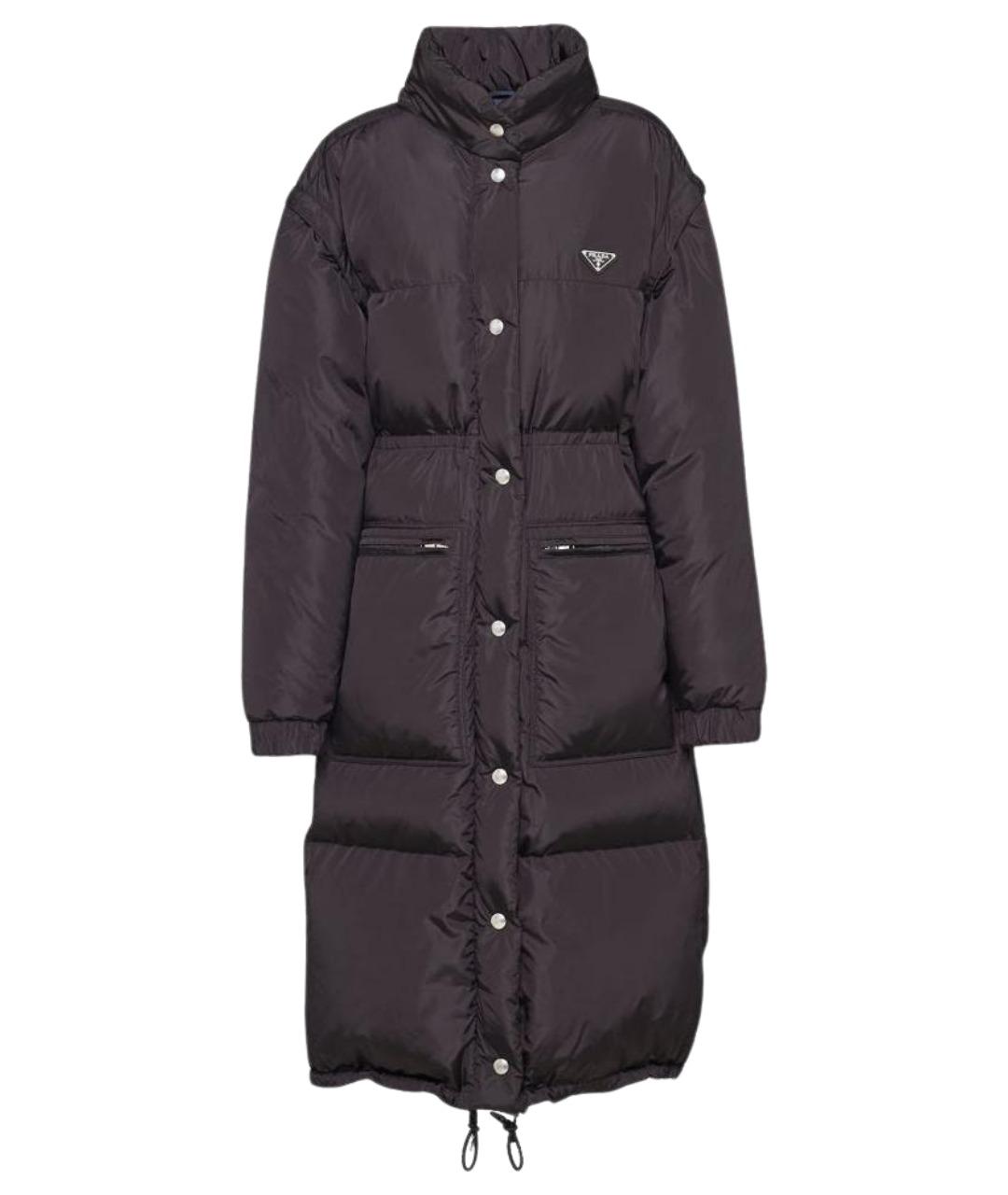 PRADA Черный пуховик, фото 1