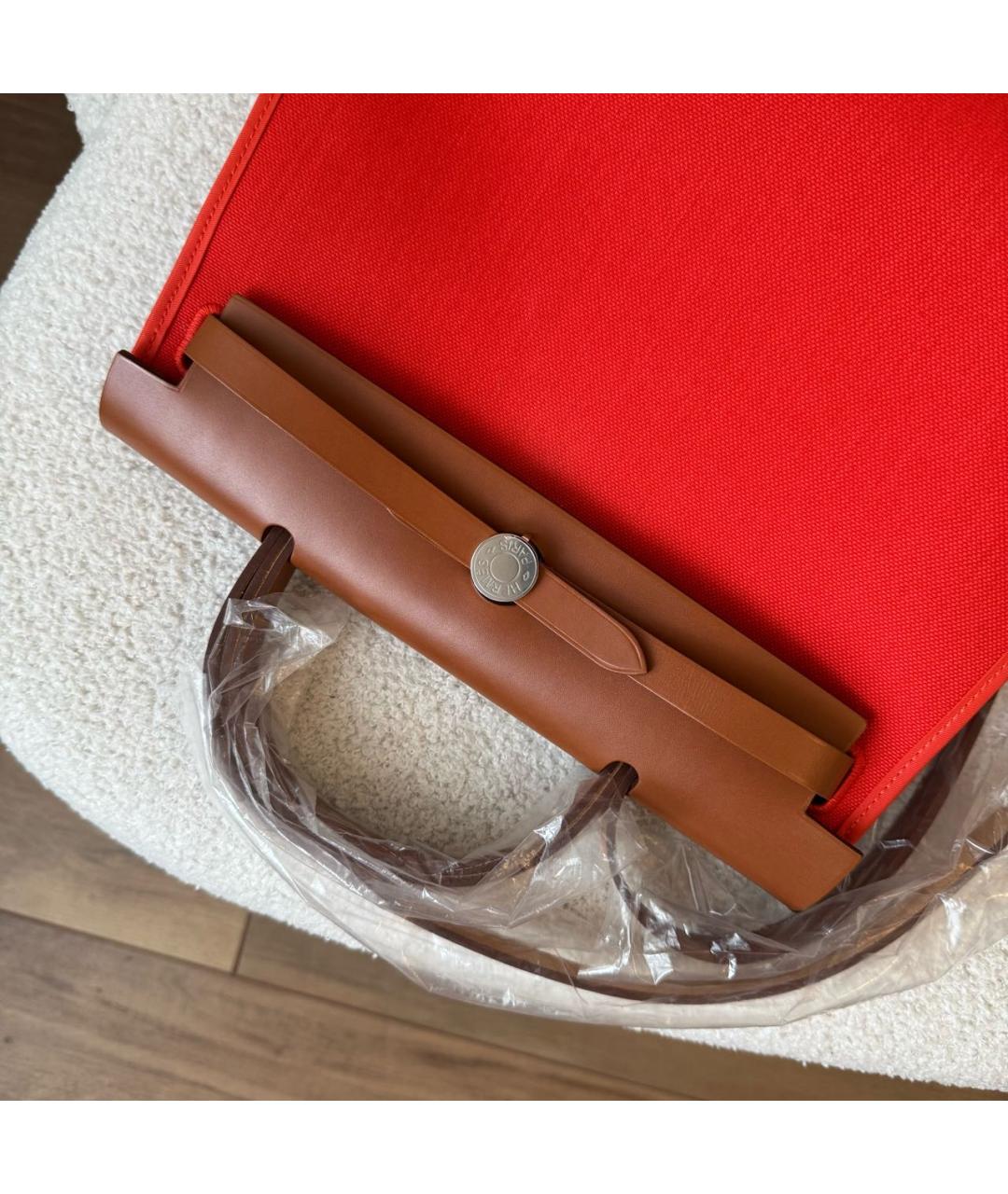 HERMES Красная сумка через плечо, фото 4