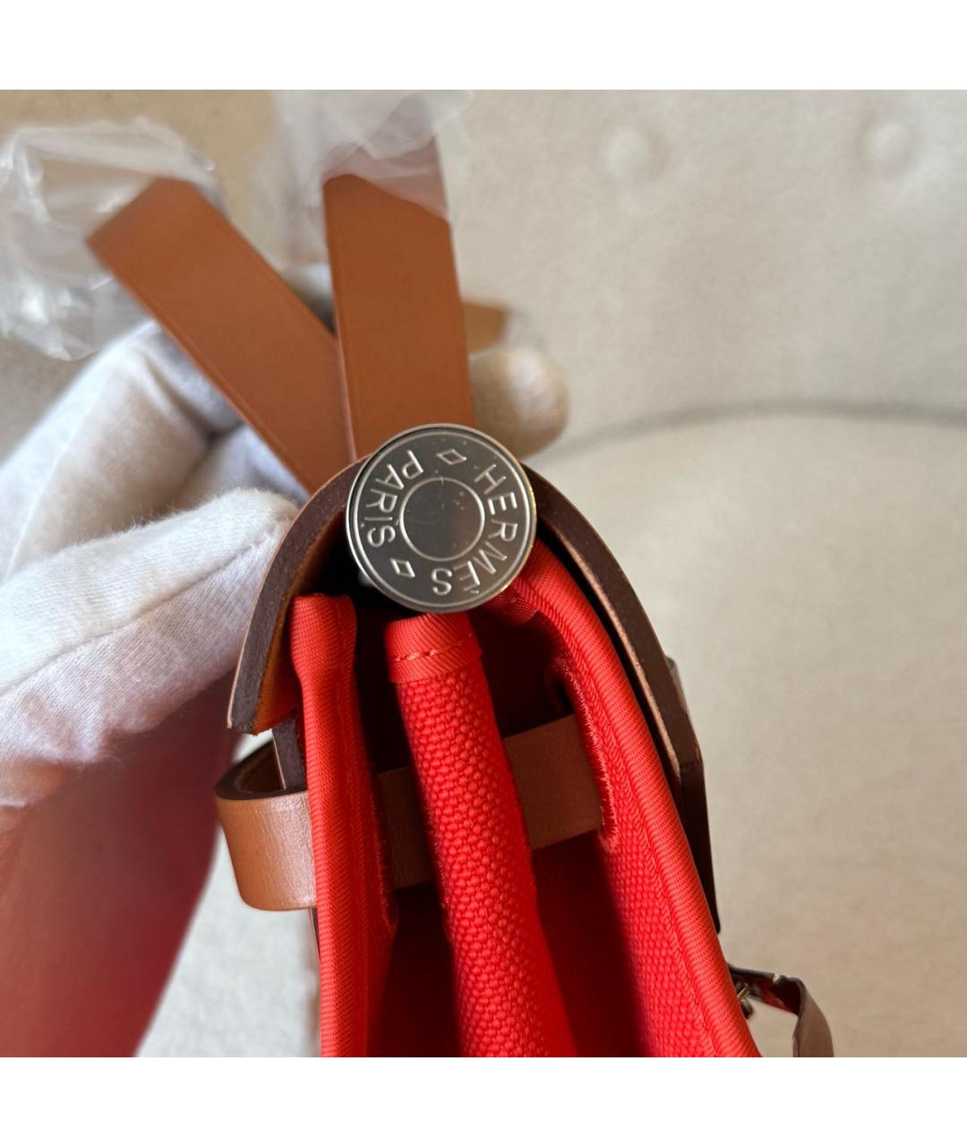 HERMES Красная сумка через плечо, фото 6